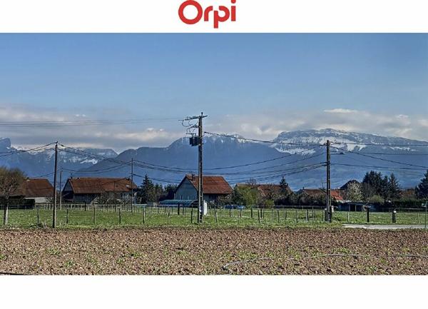 Terrain à vendre    803 m2 Arthaz-Pont-Notre-Dame