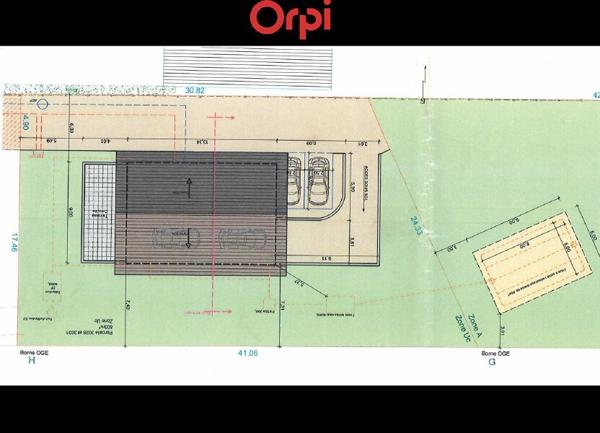 Terrain à vendre    803 m2 Arthaz-Pont-Notre-Dame