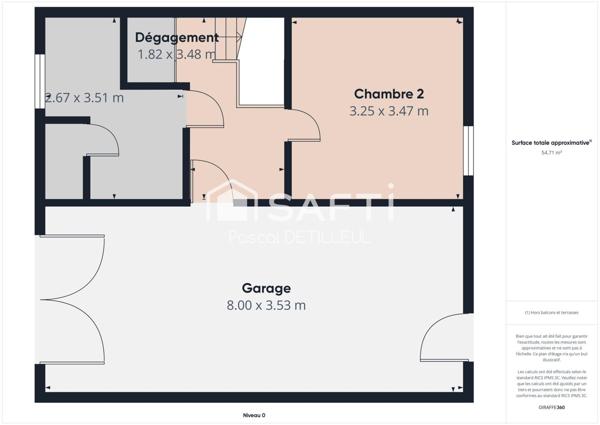 GARCHES – Maison 4 pièces 2 chambres 65m2 environ  A rénover
