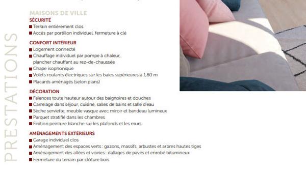 Maison Type 4 vie de plein de pied avec une belle exposition Sud et tous commerces à pied