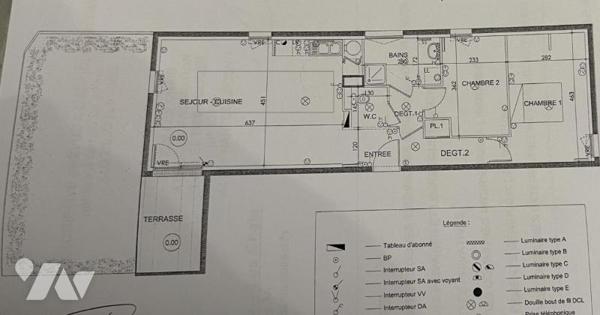 BOUAYE CENTRE - APPARTEMENT T3 67m² avec parking et jardin