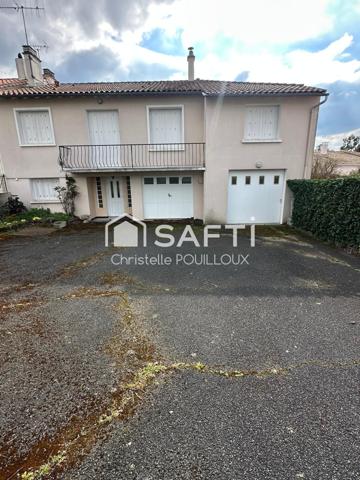 Maison spacieuse, 4 chambres (+1), 2 SDB, 2 garages