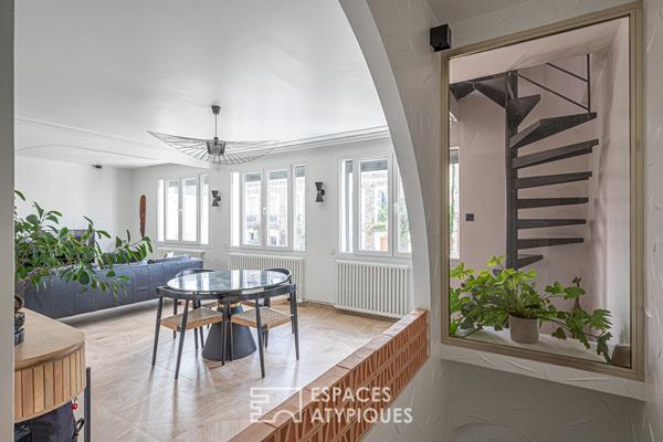 Maison de ville avec terrasse en rooftop