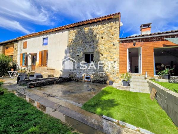 Propriété de 2 maisons, jardin, multiples projets