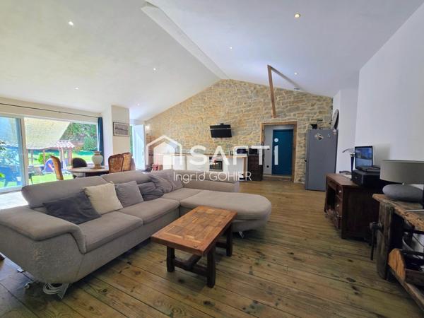 Propriété de 2 maisons, jardin, multiples projets