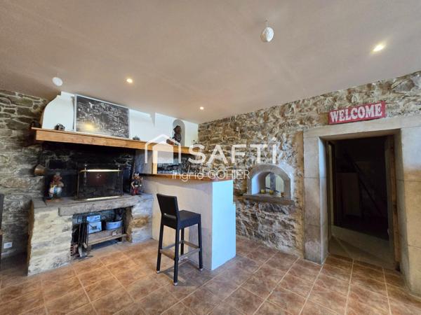 Propriété de 2 maisons, jardin, multiples projets