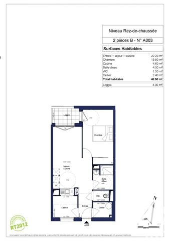 Appartement à vendre 3 pièces 49 m² Deauville