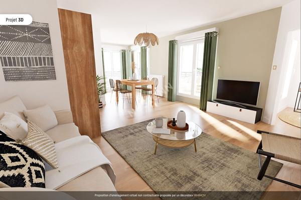 Vente Appartement Palaiseau 5 pièce(s) 95m2 en dernier étage avec terrasse et parking