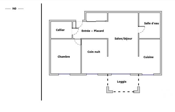 Appartement à vendre 2 pièces 47 m² Toulouse