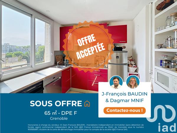 Appartement à vendre 3 pièces 64 m² Grenoble