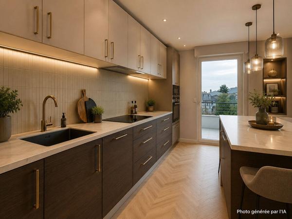 Appartement à vendre - Suresnes 3 pièces de 74.6 m²
