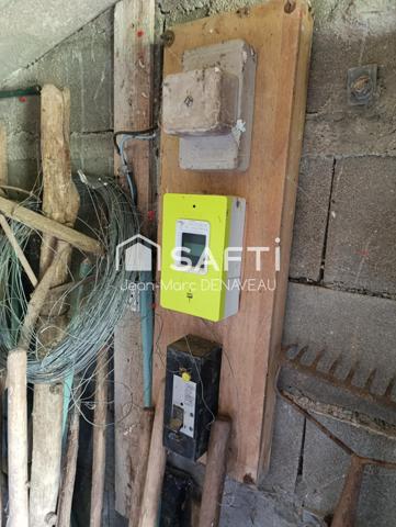 terrain viabilisé en partie