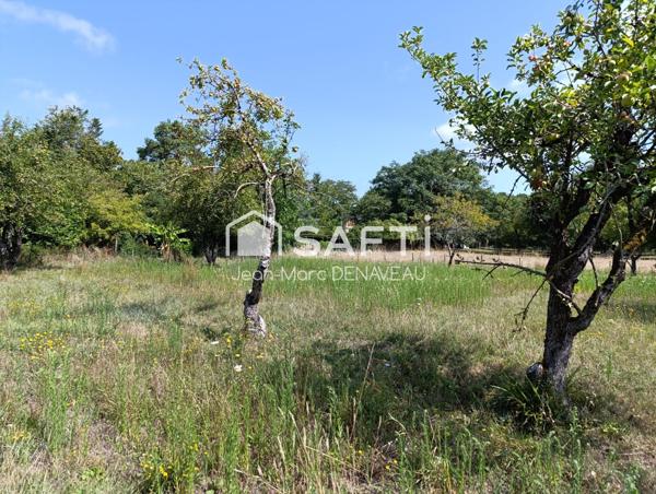 terrain viabilisé en partie