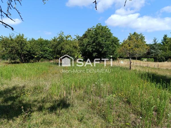 terrain viabilisé en partie