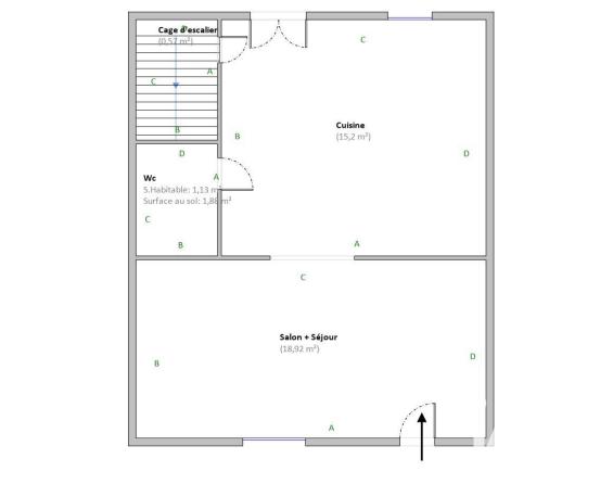 Maison à vendre 3 pièces 70 m² Le Mans