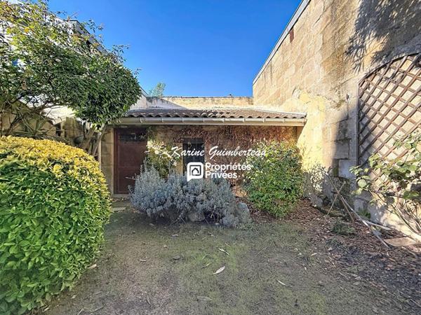 Maison de ville Libourne-centre 161 m² / 4 chambres + jardin + dépendance 20 m²