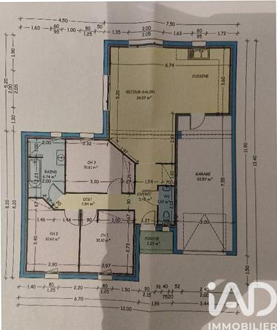 Location maison 4 pièces 83 m² Saint-Fulgent
