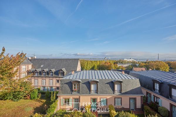 Maison de ville de caractère avec vue pont de Normandie
