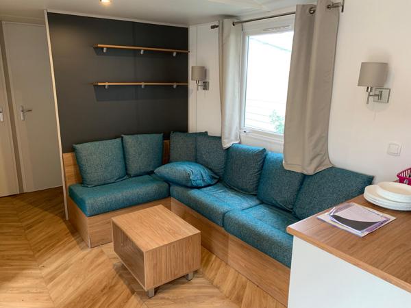 Mobil home 40 m2, 3 chambres à 20 m de la plage.