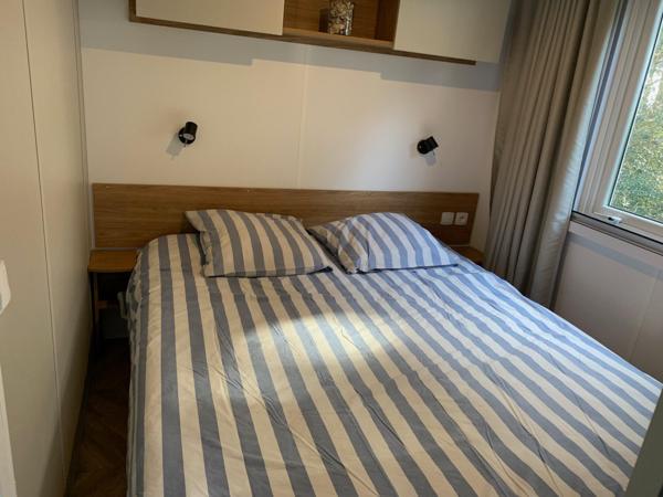 Mobil home 40 m2, 3 chambres à 20 m de la plage.