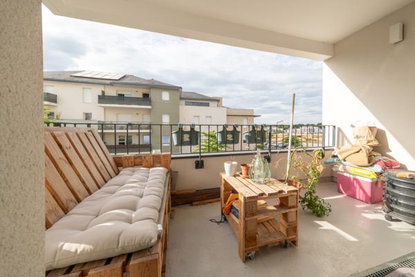 Appartement T3 2 chambres Balcon Garage Avrillé