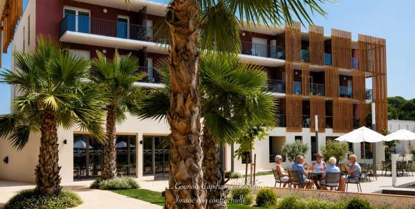Appartement à vendre 2 pièces JUVIGNAC (34)-1Chambre-2Terrasses-Parking-Rez de jardin-Résidence Seniors