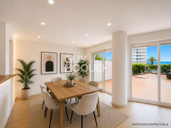Appartement Vue Mer - T3 + 50m² de terrasse+ parking - résidence avec piscine