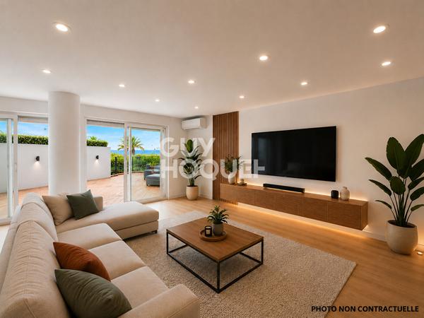 Appartement Vue Mer - T3 + 50m² de terrasse+ parking - résidence avec piscine