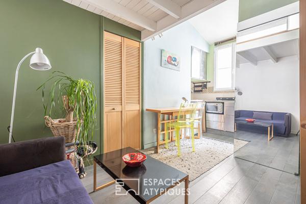 Duplex et studio en dernier étage