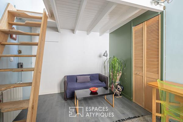 Duplex et studio en dernier étage