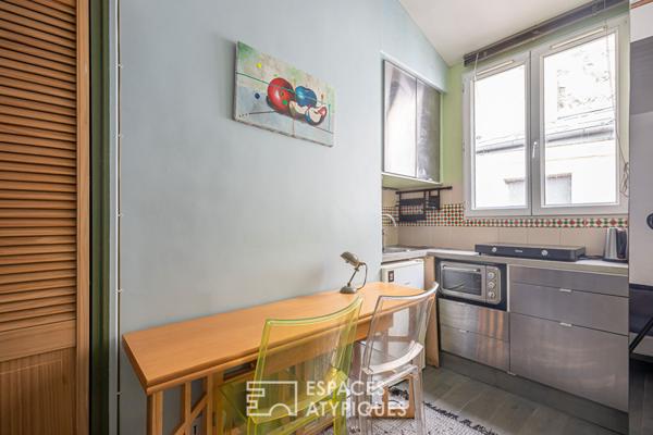 Duplex et studio en dernier étage