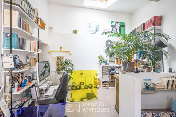 Duplex et studio en dernier étage