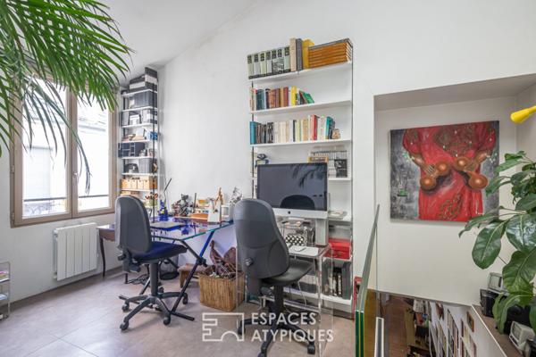 Duplex et studio en dernier étage