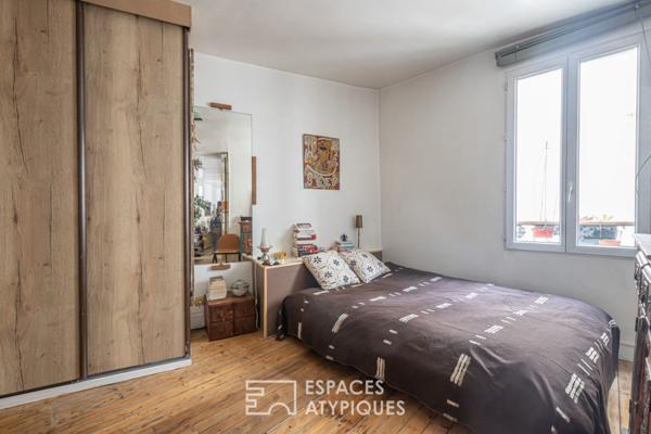 Duplex et studio en dernier étage