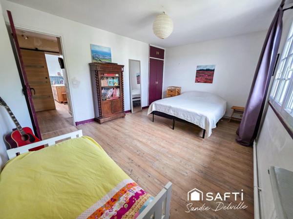 Maison 5p- 132m²- 4 chambres- jardin