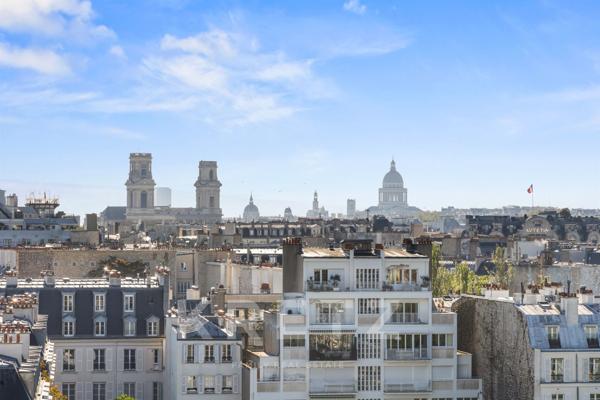 Dernier étage de standing et vues sur monuments