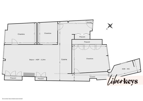 Superbe appartement rénové T3 bis de 82m² - Coeur du Vieux-Lyon