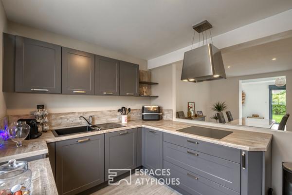 Maison singulière avec jardin et garage au coeur de la Mare au Clerc