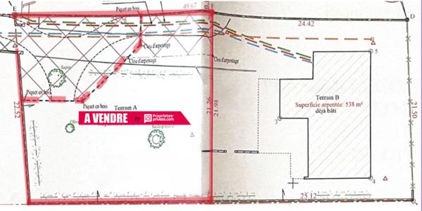 Terrain constructible - 360 m² de surface utile - Entraigues-sur-la-Sorgue