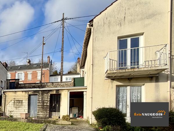 Coulommiers (77120) Maison 41m² avec grand hangar de 140 m²