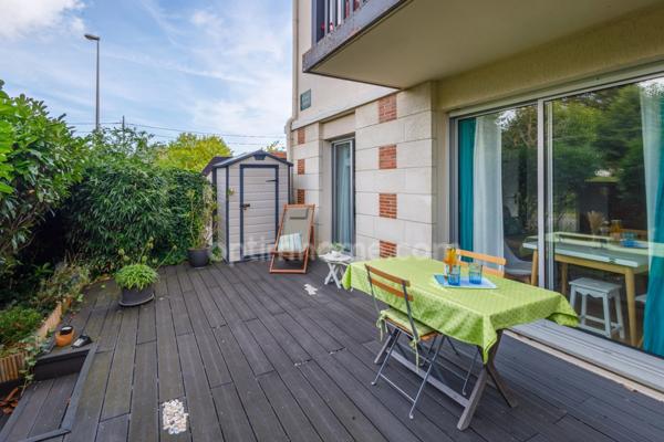Cabourg Plage - Appartement de type T2 de 33 m2 avec terrasse de 34 m2 - 1 chambre - Plain pied - Cave - Parking