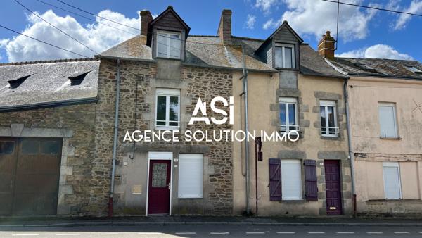 Maison de bourg ancien relais - 106 m2 5P 2CH - très lumineux - Cour- cave - fort potentiel agrandissement