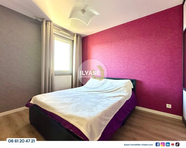 Chalon-sur-Saône (71100) Appartement T3 meublé | 69 m² | Balcon