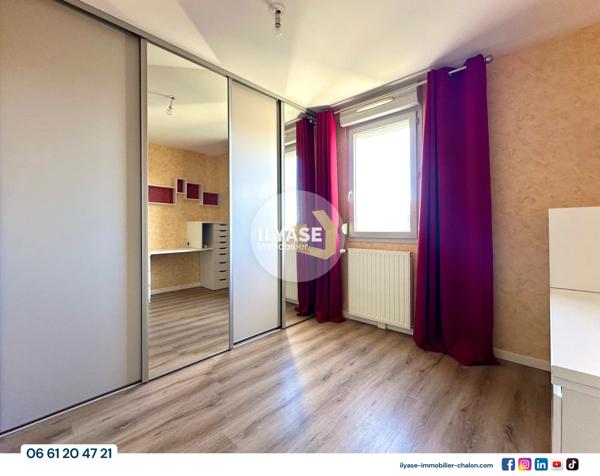 Chalon-sur-Saône (71100) Appartement T3 meublé | 69 m² | Balcon