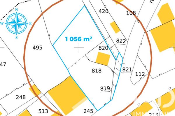 Terrain à vendre 1 056 m² Bavans