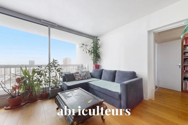 Appartement lumineux avec vue dégagée en vente à Paris 19ème 75019