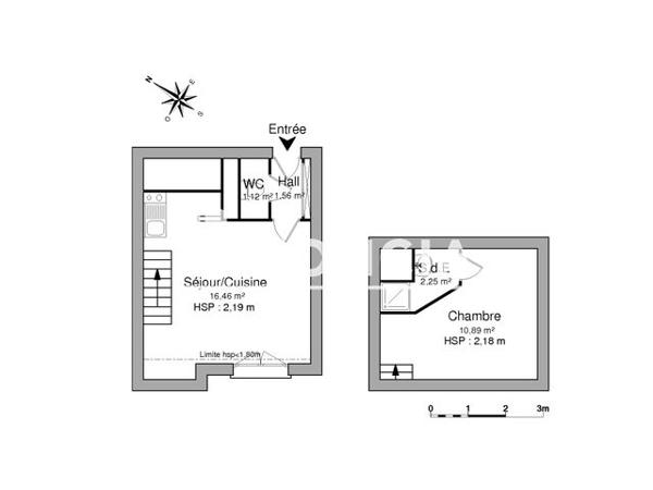Location Appartement 2 pièces 32.28 m² - 1 ALLEE GAY LUSSAC Epron 14610
