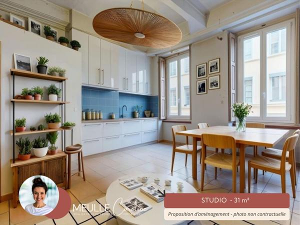 Appartement 1 pièce - 31 m² Exclusivité efficity