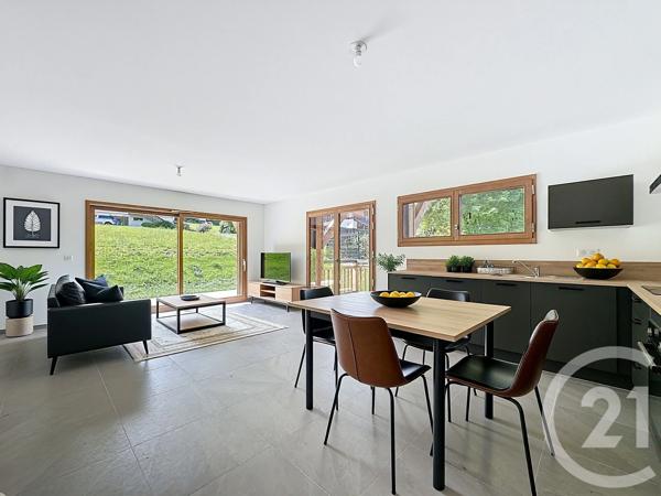 Appartement F4 à vendre  5 pièces - 104,68 m 2   TANINGES  - 74