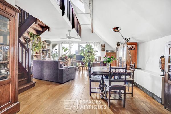 Duplex avec mezzanine